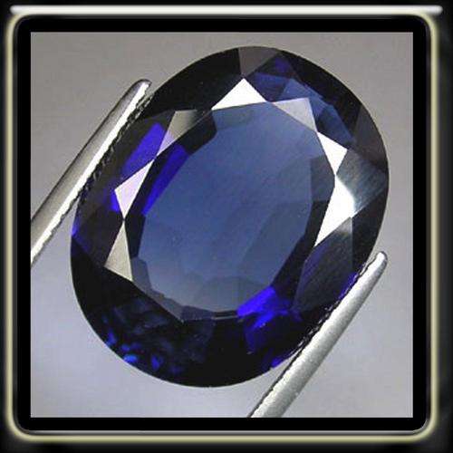 SCINTILLATING 6.39CT STRONG KASHMIR BLUE SAPPHIRE (AAA+) POLISHED IN A MODERN OVAL GEMSTONE