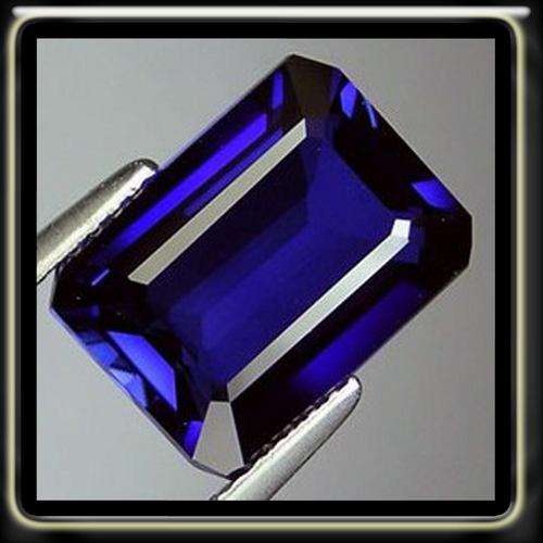 MAJESTIC 5.70CT VIVIDTOP CORNFLOWER BLUE SAPPHIRE POLISHED IN A OCTAGON GEMSTONE