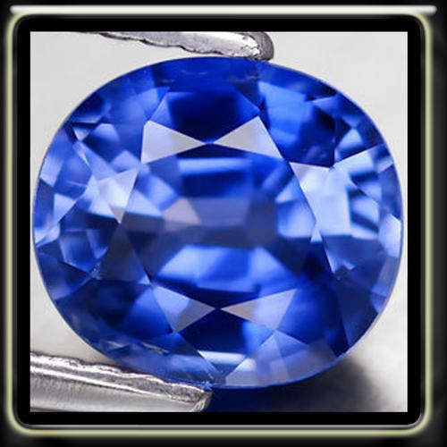 2.15CT DELIGHTFULL NATURAL PERSIAN BLUE SAPPHIRE OVAL POLISHED STUNNING GEMSTONE
