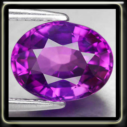 3.80CT MAGICAL VIOLET SAPPHIRE MASTERFULLY CUT IN A MODERN OVAL GEMSTONE OUTSTANDING LUSTRE