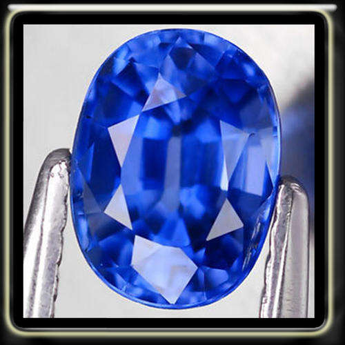 1.30CT GLOWING NATURAL CORNFLOWER BLUE SAPPHIRE OVAL POLISHED STUNNING GEMSTONE