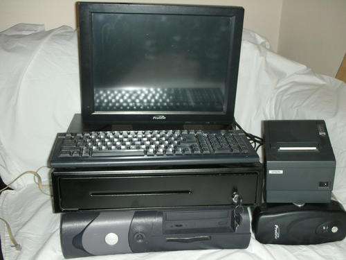 Complete Point of Sales system with printer, touch screen and Till