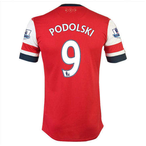 ***AUTHENTIC*** ARSENAL HOME12/13 PLAYERS EDITION PODOLSKI-9-LARGE