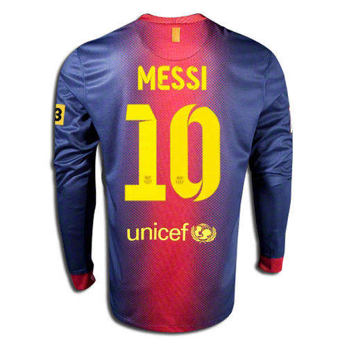 LONG SLEEVE + SHORTS ***AUTHENTIC*** BARCELONA 12/13-MESSI-10-MEDIUM