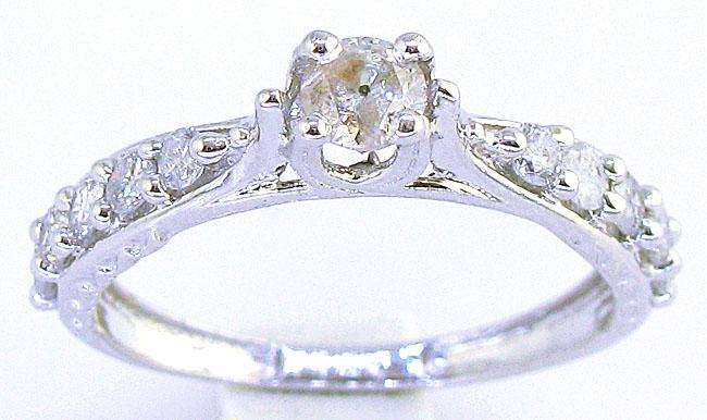 R33580 - WOW 0.68C DIAMOND SOLITAIRE ENGAGEMENT RING BAND