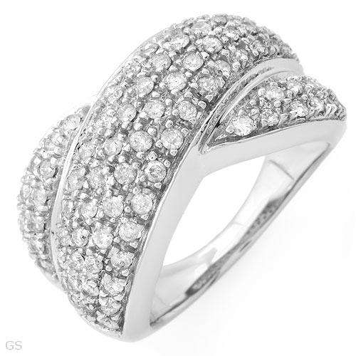 R59000 - DAZZLING - 1.00CT GENUINE DIAMOND RING CRAFTED IN 14 WHITE GOLD