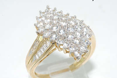 R46251 - 3.61CT BAGUETTE & ROUND CUT SPINEL RING