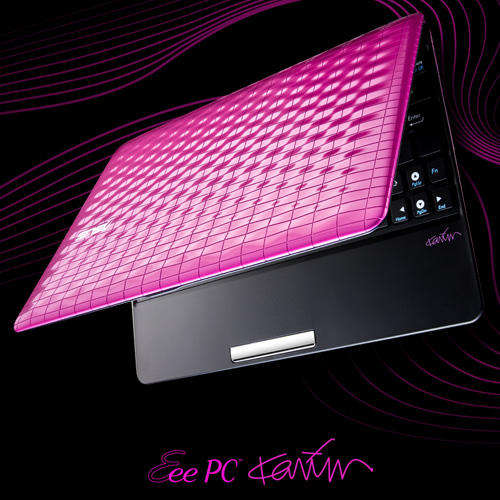 ASUS PINK LAPTOP FROM THE POPULAR DESIGNER KARIM RASHID'S SEASHELL COLLECTION *BRAND NEW*
