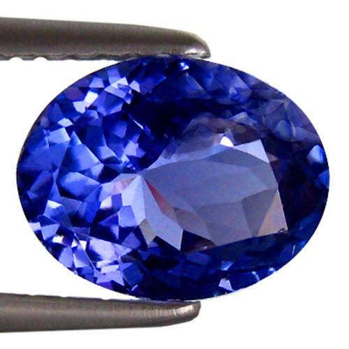 2.00CT DAZZLING AAA AMAZING RARE FIRE 100% NATURAL TANZANITE