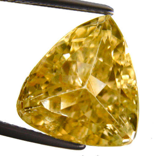 8.63CT DAZZLING LUSTROUS PATROKE NATURAL YELLOW KUNZITE