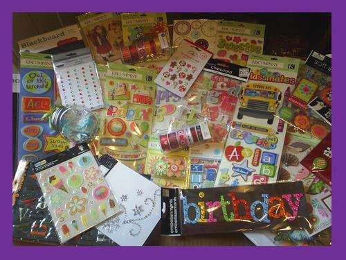HUGE MYSTERY SCRAPBOOKING LOT - DONT MISS THIS BARGAIN