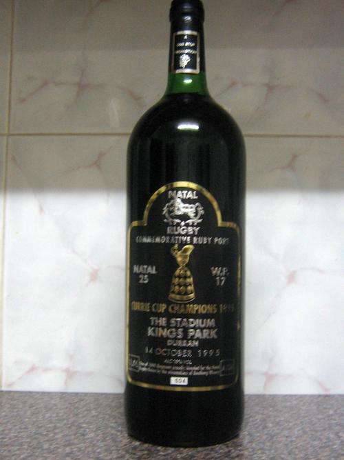 ONLY 1000 EVER MADE ... RARE....CURRIE CUP CHAMPIONS 1995