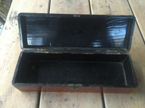 Chinese Lacquer hinged painted box