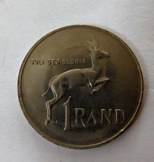 1990 one rand coin circulated