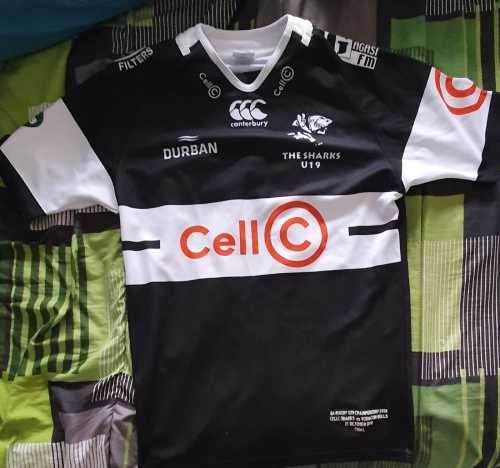 Sharks 0/19 Currie Cup Final Player jersey