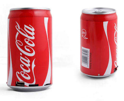 Coca Cola Shape Design Can Audio MP3 Speaker