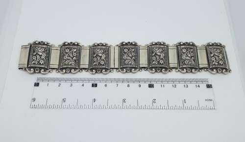 Vintage Sterling Candida bracelet