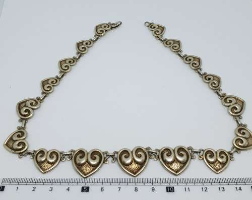 Vintage Sterling Candida halter necklace