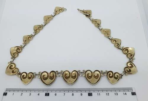 Vintage Sterling Candida halter necklace