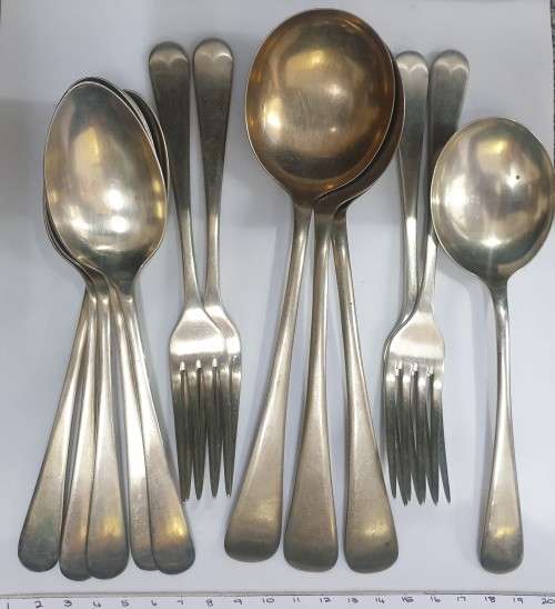 Sipelia - Rustless Nickel Silver - Sheffield England - forks and spoons