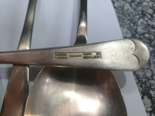 H M and CO - Nickel Silver spoons - Made in England