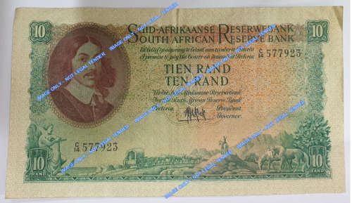 South African Reserve Bank notes (4) - M H De Kock - 1 lot