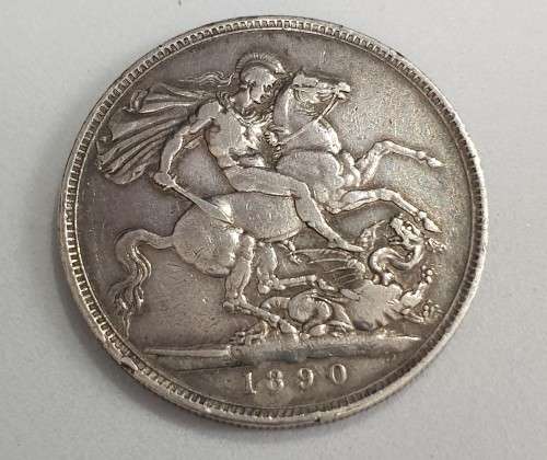 1890 Silver Jubilee Head Crown (925)