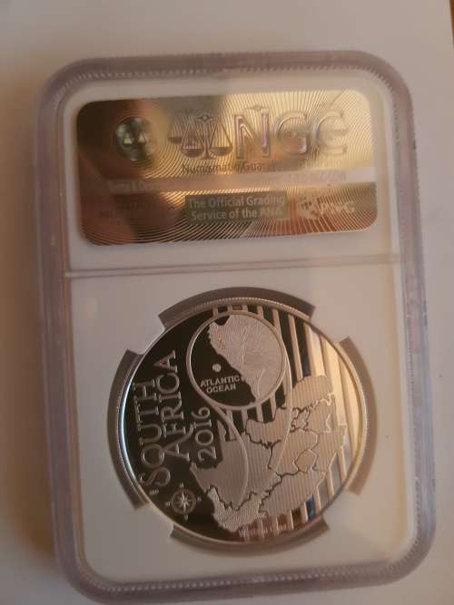 2016 silver R2.00 West coast biosphere- fossils PF70!!