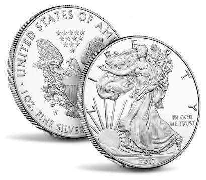2017 1oz Silver Eagles! Beautiful UNC condition!