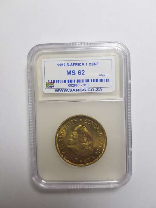 1962 1c Uncirculated! Sangs MS62