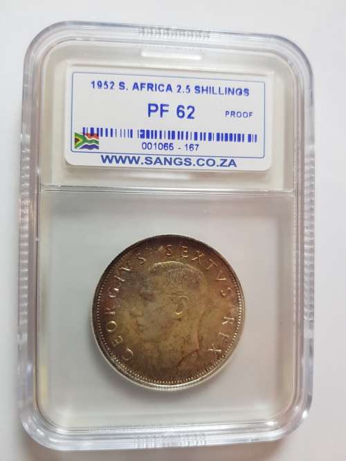 1952 2.5 Shillings PF62!