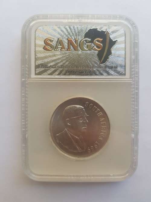 1969E silver rand ! Mint state MS62 !