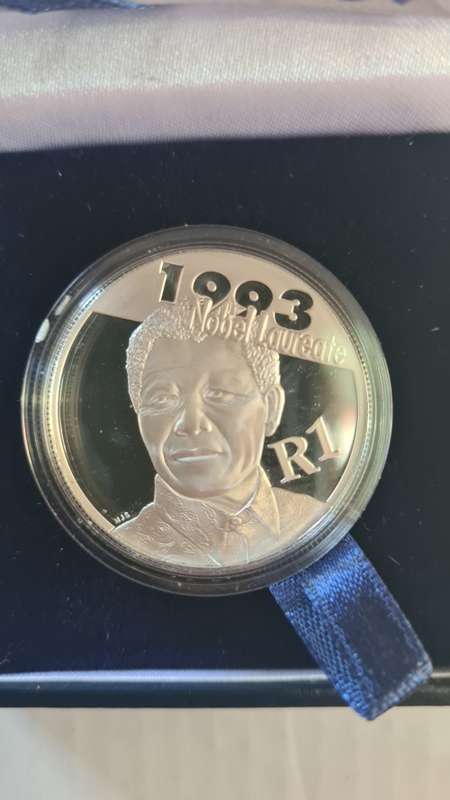 2007 Silver proof Protea Rand - In box & capsule with certificate
