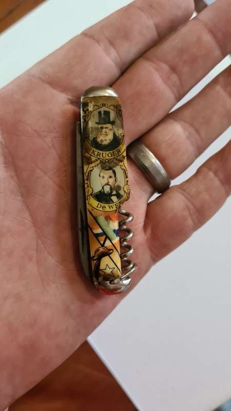 Paul Kruger & Gen.De Wet Richard's Sheffield pocket knife. A beauty,original in excellent condition.
