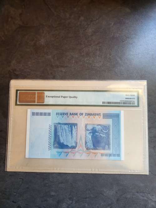 100 Trillion Dollars - Excellent certified high grade example. These are very desirable!