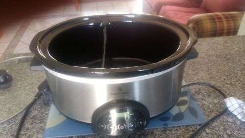 AS NEW RUSSELL HOBBS 6 LITER SLOW COOKER
