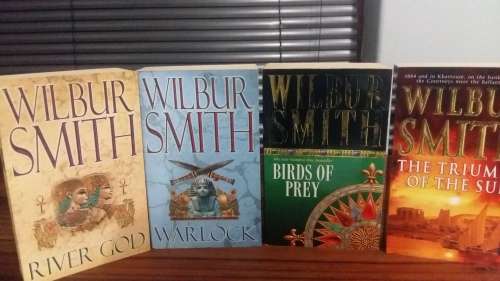 4 BRAND NEW WILBUR SMITH BOOKS