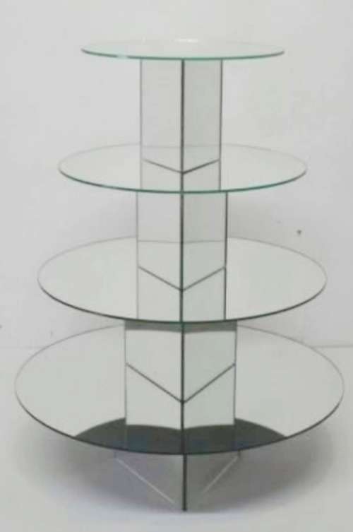 4 Tier Round Stackable Cupcake Stand