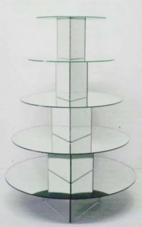 5 Tier Round Stackable Cupcake Stand