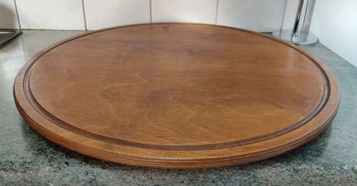 60cm Lazy Susan Turntable (Imbuia Finish)
