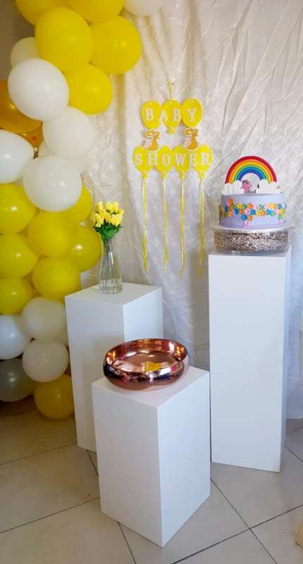 White Wooden Display Plinth Stand Set WEEKEND SPECIAL
