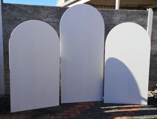 BLACK FRIDAY SPECIAL 6 Piece Wooden Arch Backdrop/Display Stands Set (Details in Description)