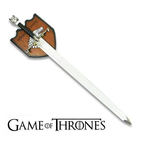 Game of Thrones John Snow Longclaw Sword replica with hanging board