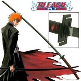 Bleach anime Ichigo Kurosaki Zanpakuto Bankai sword replica