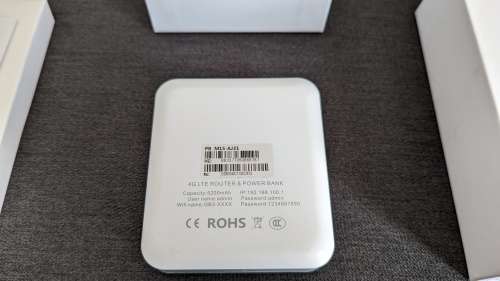 4G LTE Wireless Router and 5200 mAH Power Bank