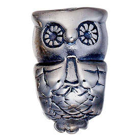 **Authentic**Donna Mia Silver Owl Bead