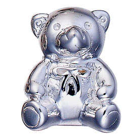 **Authentic**Donna Mia Silver Teddy Bear Bead