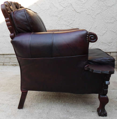 LIMITED EDITION - Rosary Ball and Claw Leather Arm Chairs