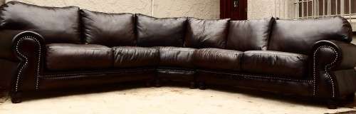 MASSIVE DISCOUNT SALE!!! CoriCraft Genuine Leather Corner Couch- Afrique Corner Suite