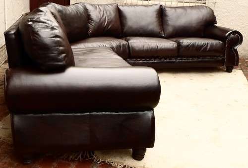 MASSIVE DISCOUNT SALE CoriCraft Genuine Leather Corner Couch Afrique Corner Suite